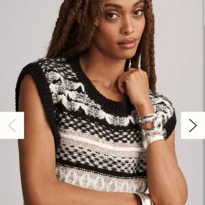 Anthropologie Black Sweater Shirt